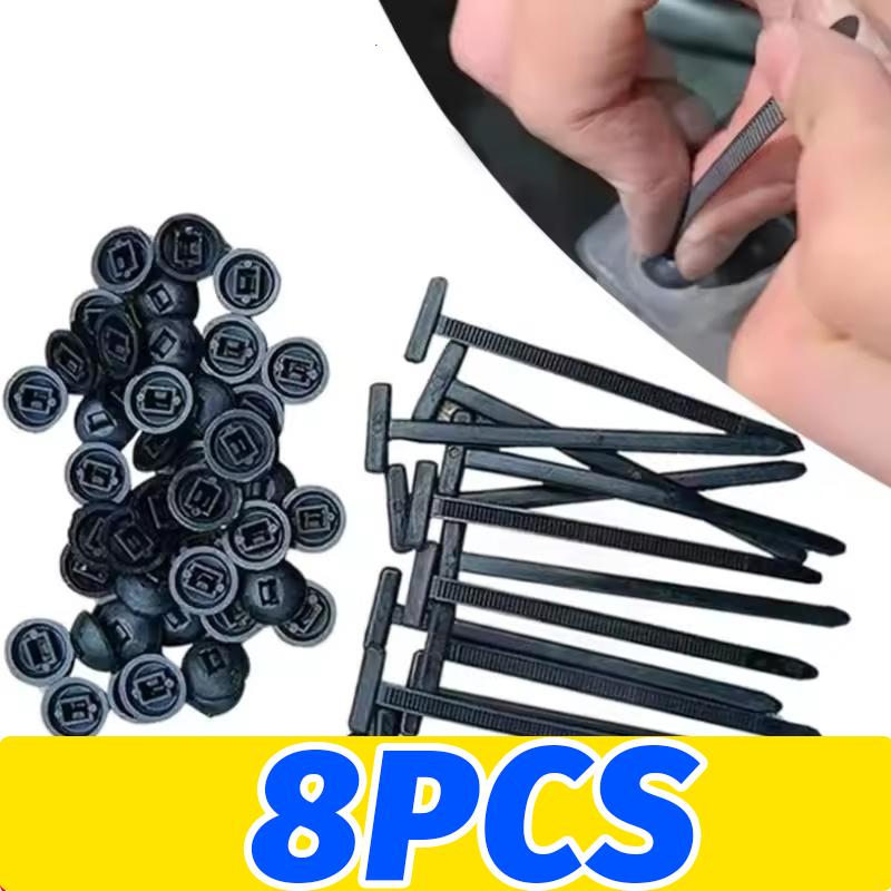 Push Mount Cable Tie Nylon Wire Harness Fastener Clip Self Locking Head For Car Auto Bumper Fender Engine Cover Retainer Buckle