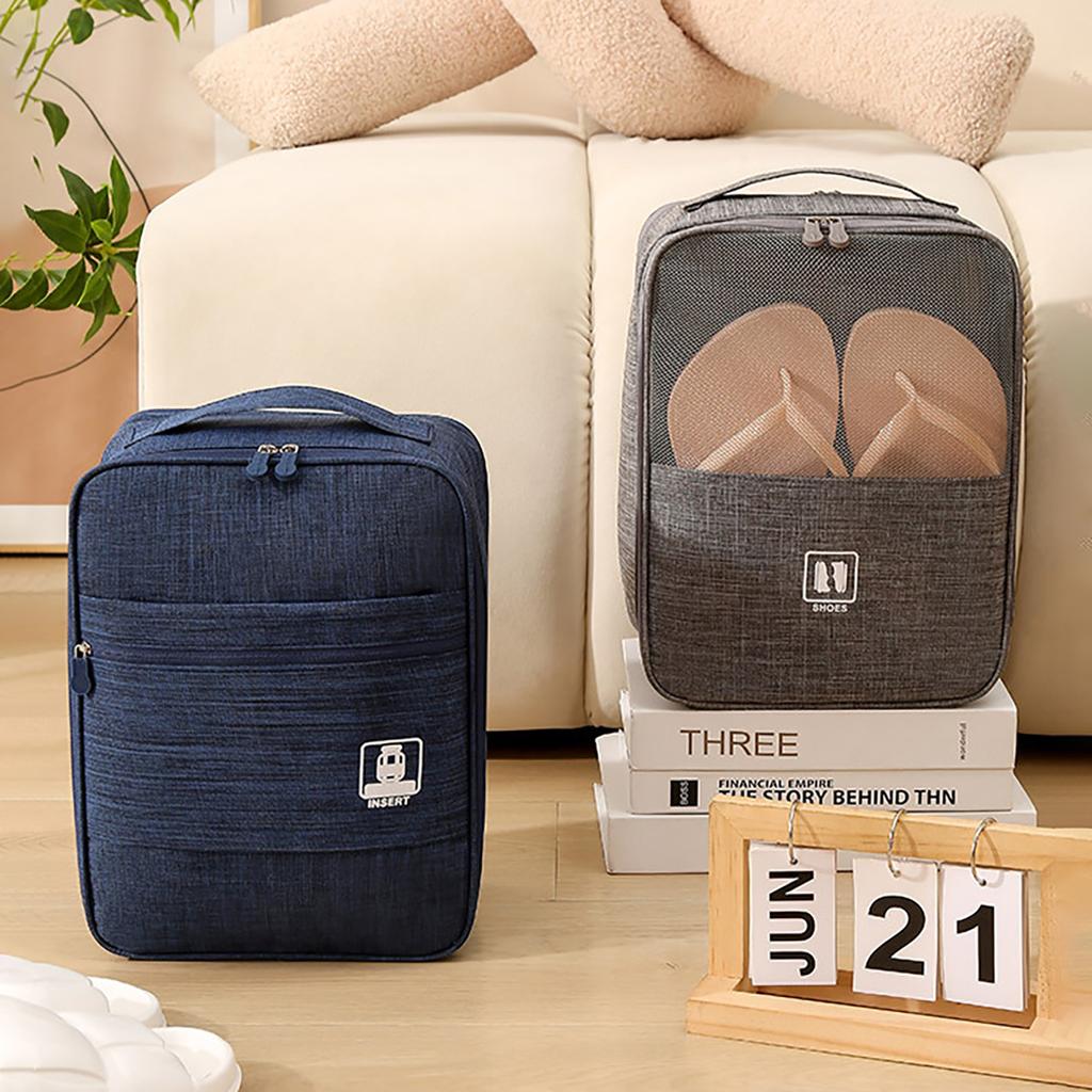 3-Layer Travel Shoe Bag Organizer Portable Storage Box for Men and Women Luggage Suitcase Duffle Tote Bag Accessories