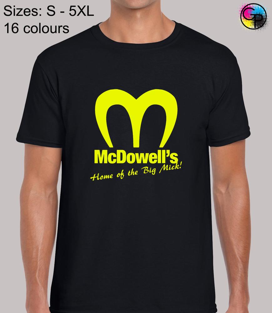 

Mcdowells Comedy Movie Film Inspired Funny Regular Fit T-Shirt Tee for Men S