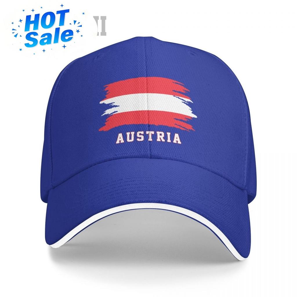 Sandwich Bandiera Austriaca Cappellino da Baseball Austriaco Uomo Donna Cappellini Hip Hop Snapback Cappello da Golf Pesca