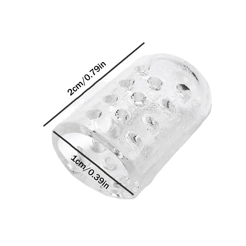 2-100Pcs Silicone Anti-Friction Toe Protector Gel Breathable Toe Caps Covers Foot Care Fingertip Elasticity Prevents Blisters