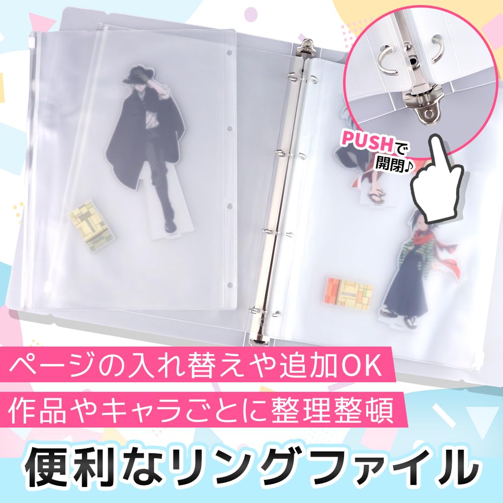 In Our Oshikatsu Goods Acrylic Stand Storage Holder for Acrylic Stands and Files A4 [Featured Special!] (10 Size)