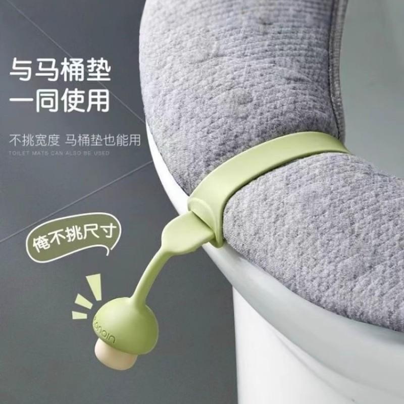 Silicone Toilet Lid Lifter Handle Mushroom Head Bathroom Hygiene Tool Home Use