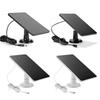 10W 5V Solar Panel Kit 360 Adjustable Bracket Monocrystalline Portable Solar Panel Type-C DC5521 for Intelligent Doorbell Camera