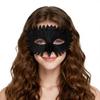 Glänzende Phönix-Vogel-Maskerade-Maske Kostüm Karnevalsparty Augenmaske Kunstleder Schnabel Gesichtsschutz Halloween Kostüm
