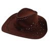 Leisure Cowboy Hat for Girls Travel and Camping Hat with Wide Brim 1Set