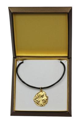 Newfoundland, Newfs, Newfies - Dog Necklace In Gift Box, Gold-plated Pendant for Dog Fan, Striking Jewellery by