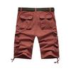 Men's Summer Cargo Shorts Men's Multi-Pocket Color Casual Fashion Cargo Shorts
