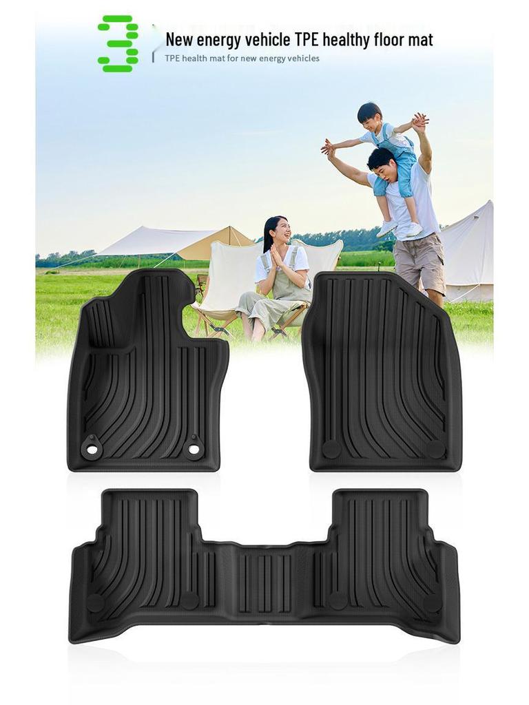 Eco-Friendly TPE Floor Mats for 2023 Right-Hand Drive Toyota Prius 5th Gen 60 Series