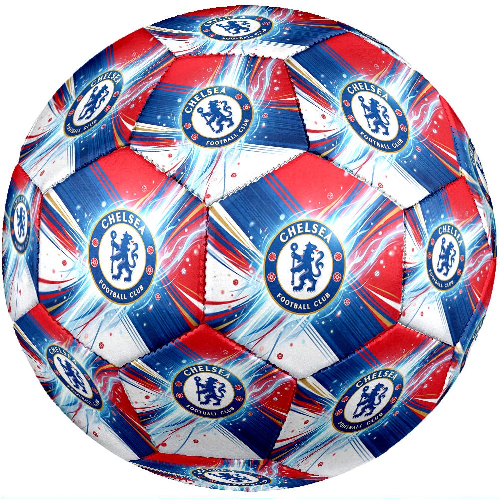 Chelsea FC Thema Fußball Ball Größe 5 Fußball Ball Weiche Haptik Professioneller Trainingsfußball für Outdoor-Sportarten