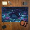 Wizard Frog Purple Lotus Pond Mouse Pad Playmat 24x14 Mtg Tcg Office Desk Mat For Work Game Pc Laptop Rug Carpet Mousepad