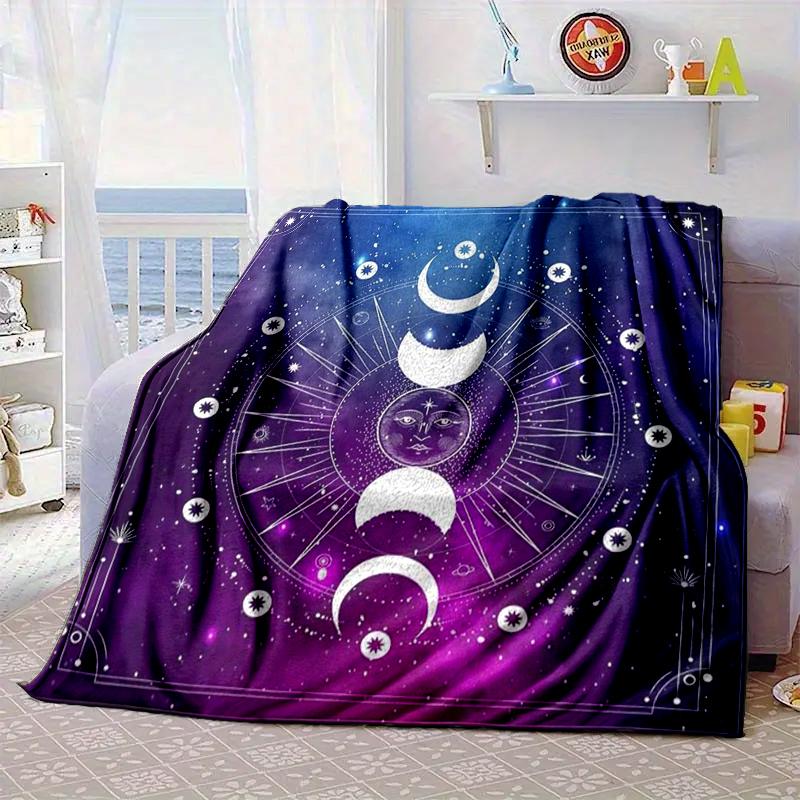 Astrological Symbols Mandala Blanket Flannel Blanket Throw Blanket Sofa Cover Blanket Soft Premium Blanket Picnic Blanket Tv Blanket Gifts