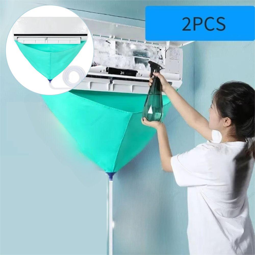 Waterproof Air Conditioner Clean Cover Thickened PVC Aircon Cleaning Bag  Home Use