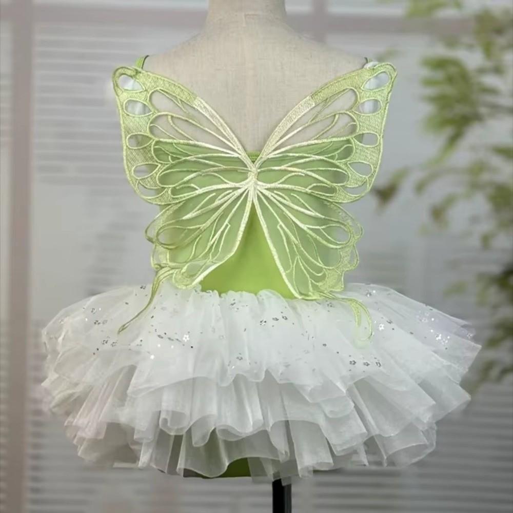 Chiffon Skirt Ballet Leotards Camisole Style Dance Costume Fashion Ballerina Tutu Dress Practice