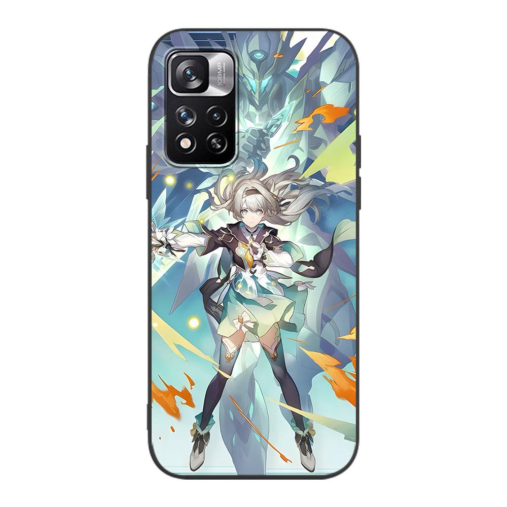 Firefly Honkai Star Rail Case for Xiaomi Redmi 10A 10C 9C 12C 9A 9i 10 12 9 Prime 9T K40 Pro Black Soft TPU Mobile Phone Cover