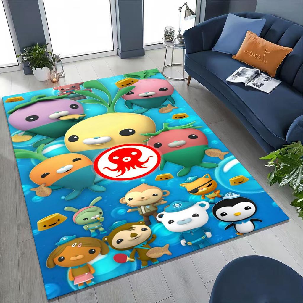 27 Style Octonauts Barnacles Cartoon Rug for Bedroom Living Room Sofa Home Doormat Decor, Large Kids Play Non-slip Floor Mat