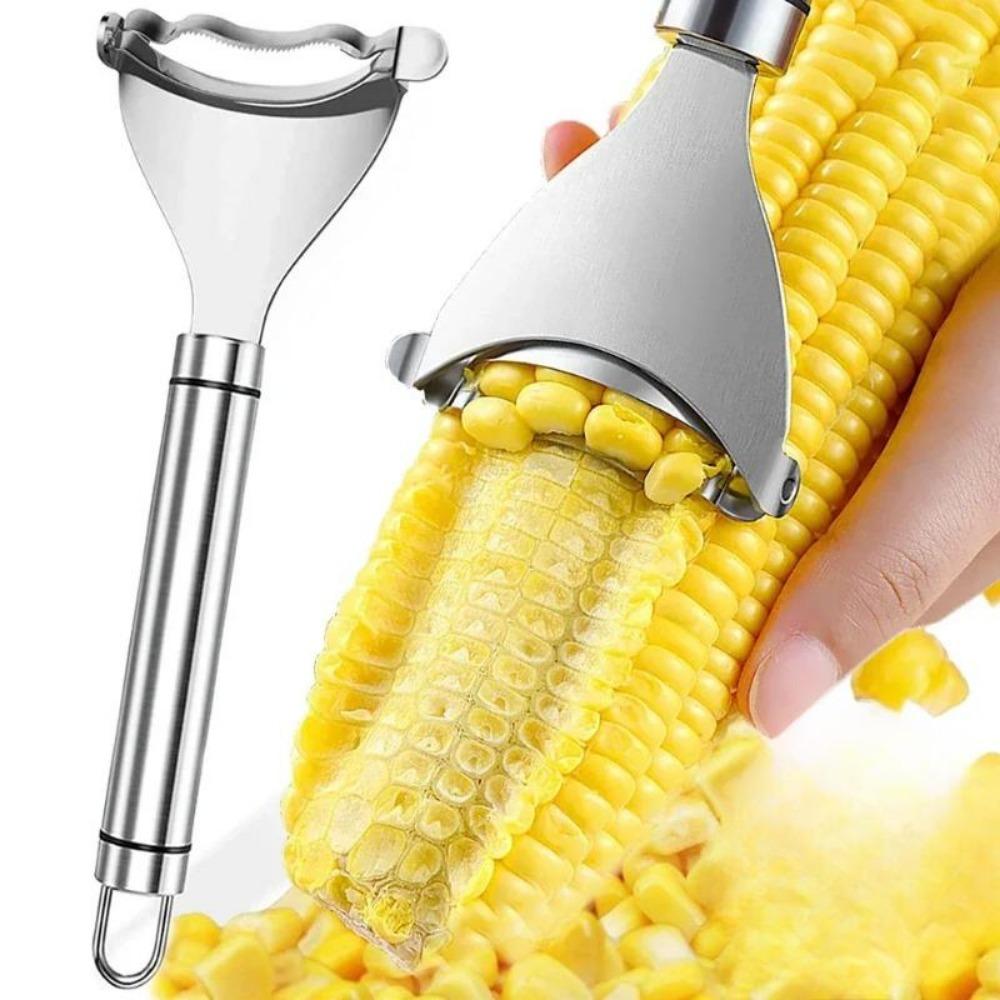 3/2/1Pcs Stainless Steel Corn Stripper Corn Shaver Planer Thresher Multi-purpose Melon Fruit Cutter Household Kitchen Gadgets Tool