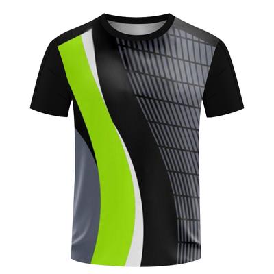 Sommer Herren-Trainingsbekleidung Fitness Running Herren T-Shirt Atmungsaktiv Ultradünn Großes Oberteil Damen Badminton Kurzarm-Trainingsbekleidung