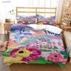 My Little Pony Cartone Animato Copripiumino per Tutte le Stagioni Piumone Set Biancheria da Letto Coperta Trapuntata Morbida e Federe Singolo/Matrimoniale/Queen/King
