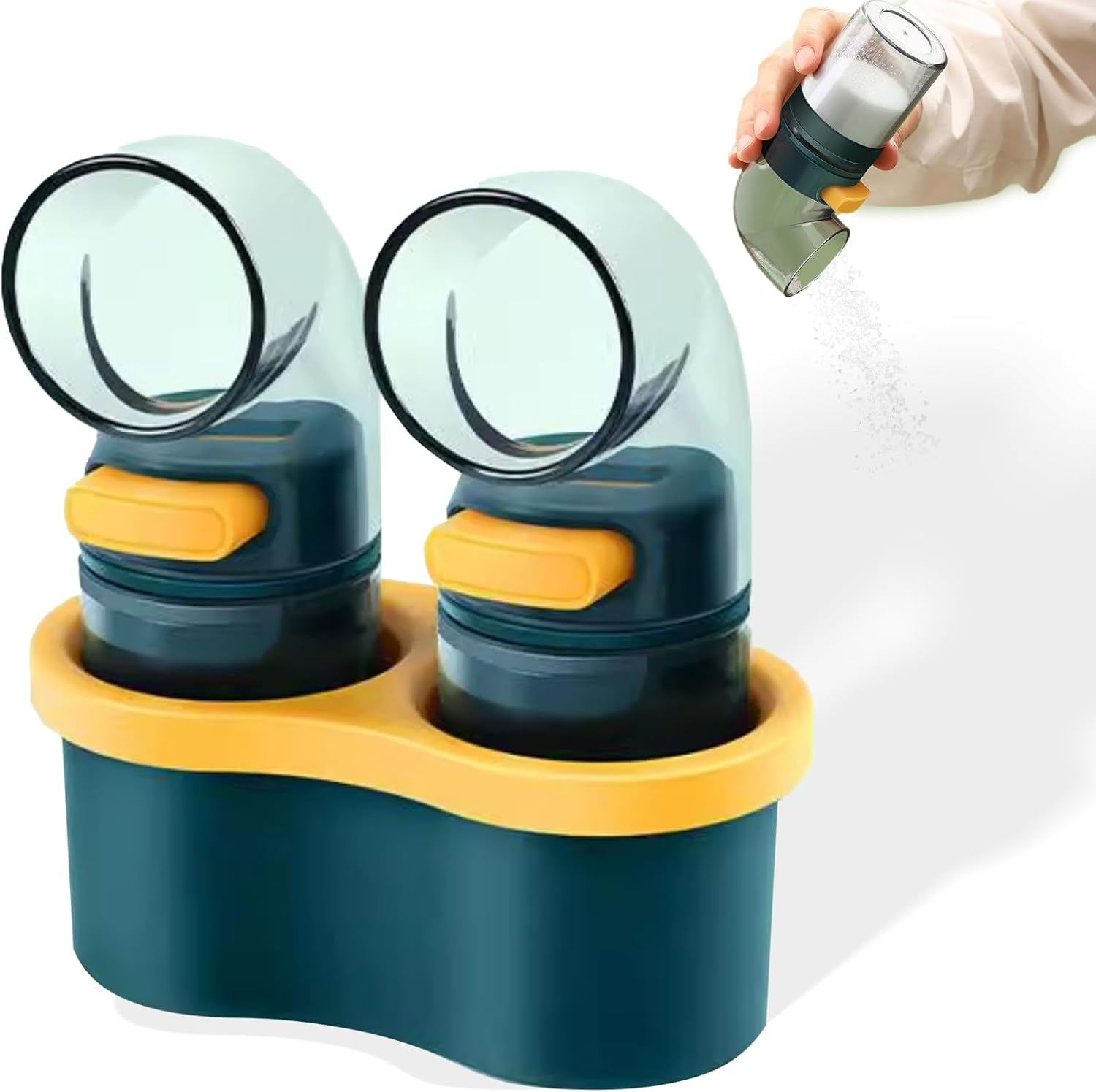 

Кухонный пресс для дозирования емкостей для соли с основанием - 10 мл кухонная прецизионная банка для приправ с кухонными принадлежностями для одной руки