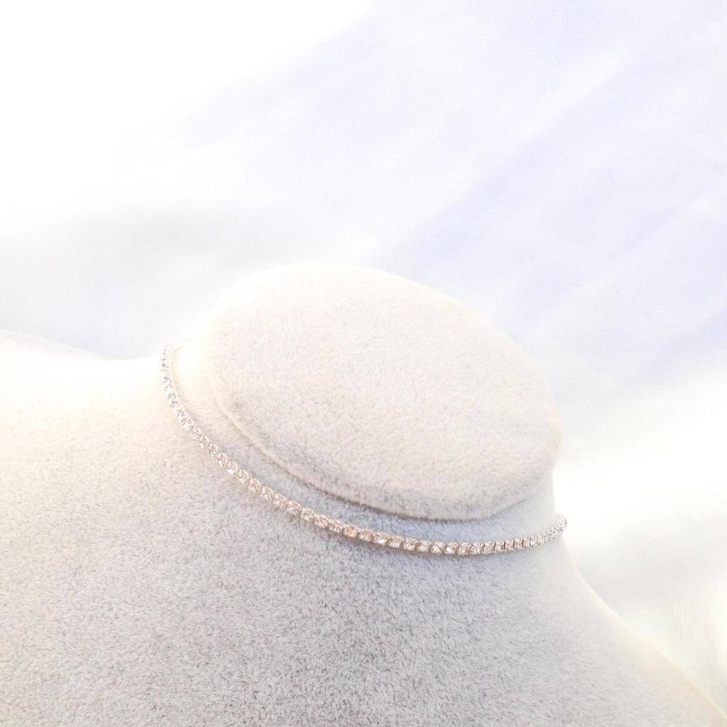 Bellahadid Style Zircon Diamond Choker Necklace