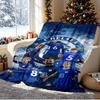 Chelsea F.C Pattern Blanket for Home Decoration, Bed, Sofa, Car Travel, Camping, Suitable for All Seasons, Birthday Christmas Gift