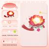New Year's Lantern Festival Handheld Glowing Lotus Lantern - Chinese Style for Kids