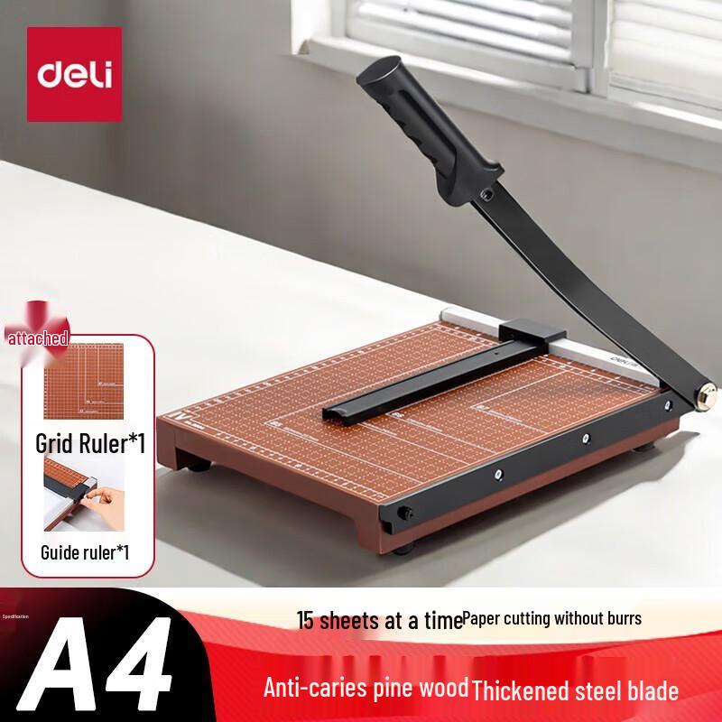 Deli A4 Wooden Paper Trimmer