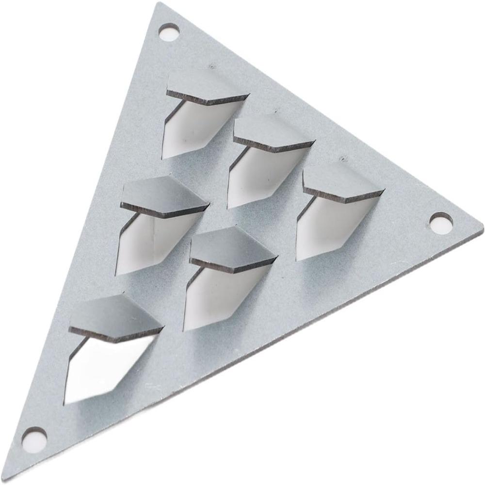 12 Pcs 6-Prong Push On Impaler Mounts With Screws Sound Isolation Clips Sound-Absorbing Panels