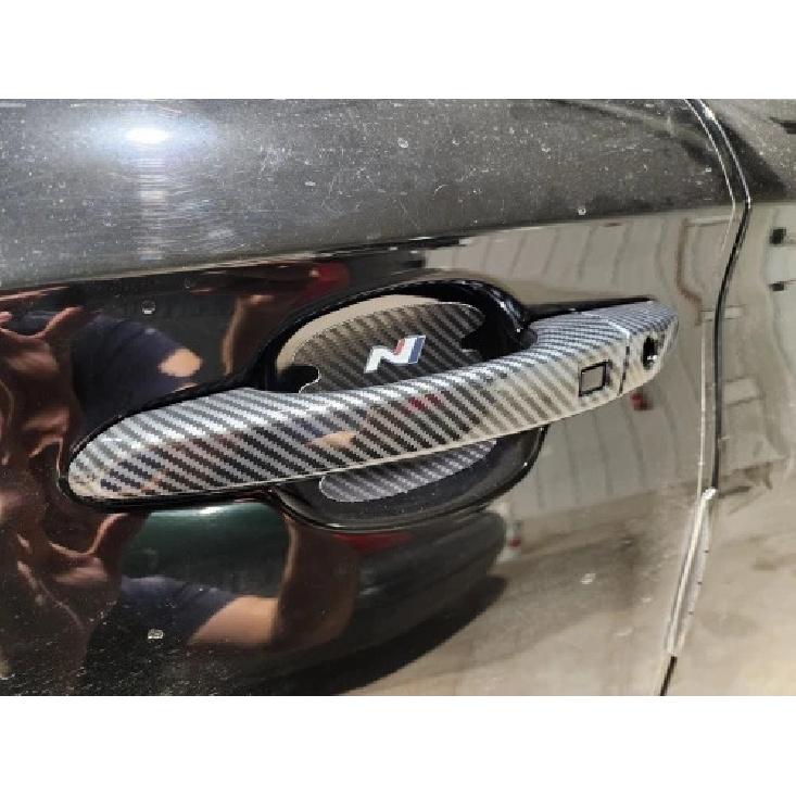 For Hyundai Tucson LHD 2015 2016 2017 2018   ABS Chrome Glossy Black Auto Door Handle Cover Trim Car Styling Accessories