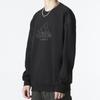 Adidas Sweatshirts Men's Black Crew Neck Moderate Regular HM5152