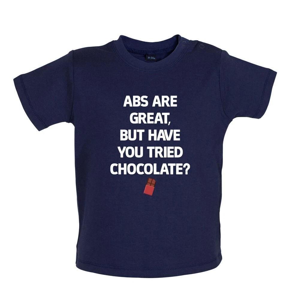 

ABS Are Great, Chocolate - Kids Baby Kids Boys Girls Unisex T-Shirt / Bodysuit - Shock Love Gym Funny 130