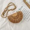 Woven Straw Bag For Women With Openwork Design Perfect For Beach And Casual Outings