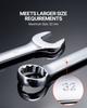 Combination Wrench Set 25-Piece Metric 6 mm to 32 mm with Roll-up Pouch