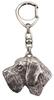 German Wirehaired Pointer - Silver-plated Key Ring with a Dog In a Gift Box, Handbag Decoration, Backpack Pendant by Art-Dog Brand