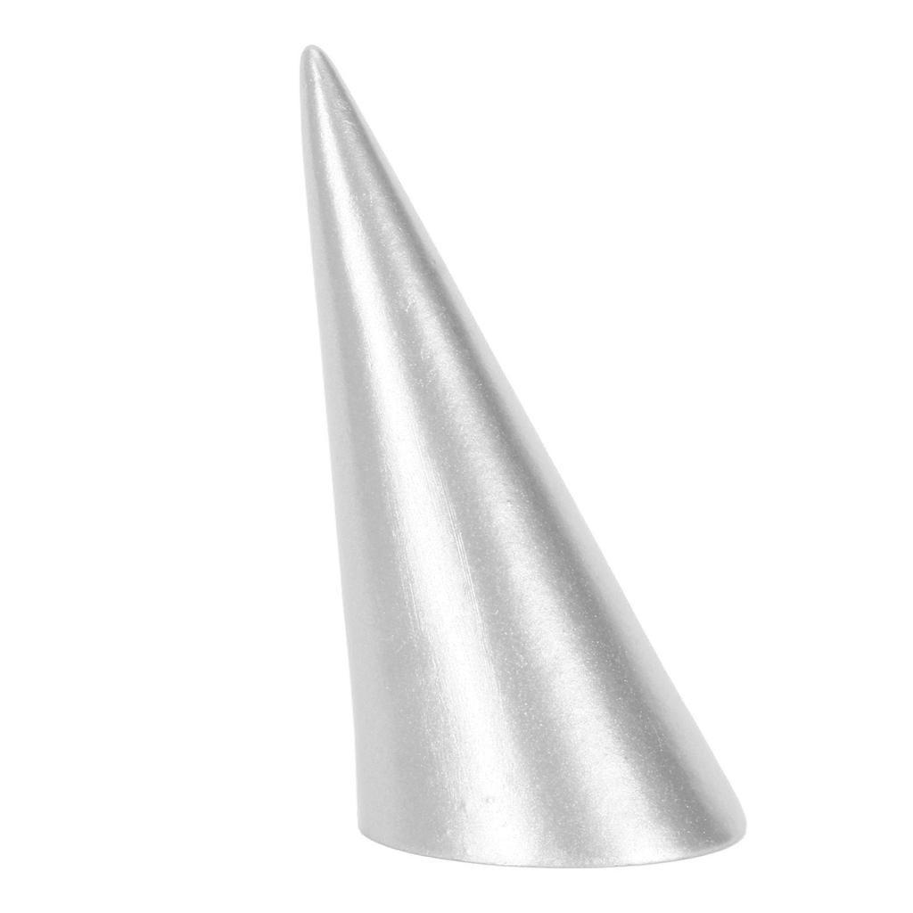 Ringholder Kjegleformet Smykker Ringdisplayholder for Forlovelses- eller Vielsesringer Sølv
