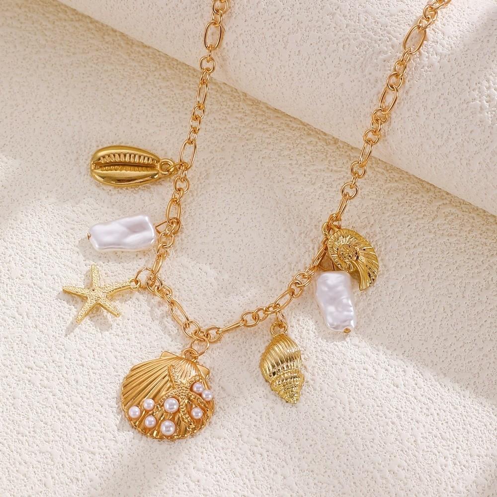Colliers Bohèmes à Chaînes Multicouches Pendentifs Colorés Pompons Choker Vêtements Décontractés