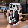 Fashion Mecha Style Phone Case for iPhone 17 Air 16 15 14 Plus 13 12 11 Pro Max X Xs XR 8 e Soft TPU Transparent Cover