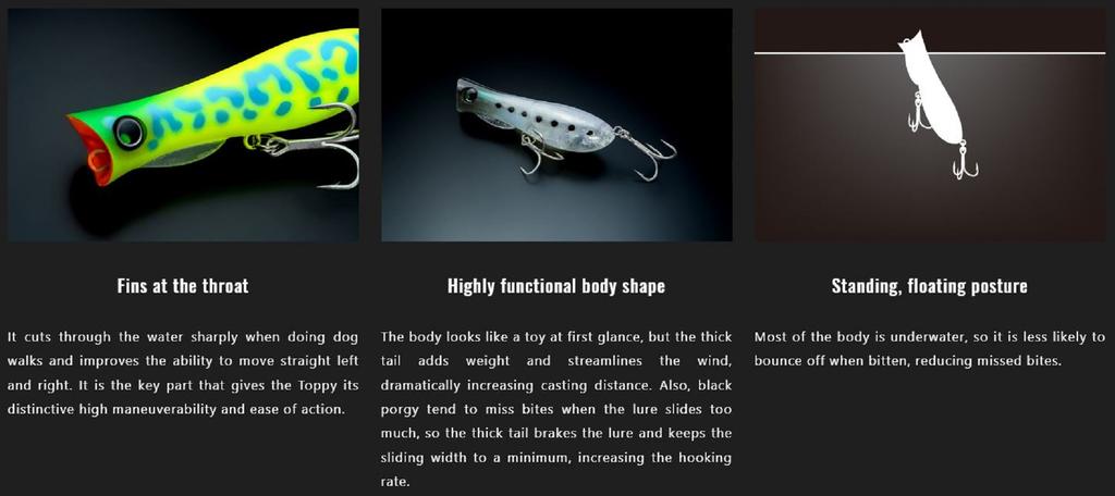 Jackall Bleeker Toppy 50F Floating Lure Tropical Coach Dog (0634)