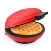 CROWNFUL Mini Waffle Maker, 4" Chaffle Maker with Compact Design, Easy to Clean, Non-Stick Surface, Recipe Guide Included, Perfect for Breakfast,