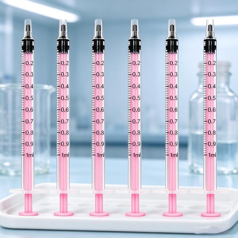 Disposable Syringes 1ml 10Pcs Needle-Free Clear Plastic Accurate Scales for Bird Feeding Small Pet Medicine Administration