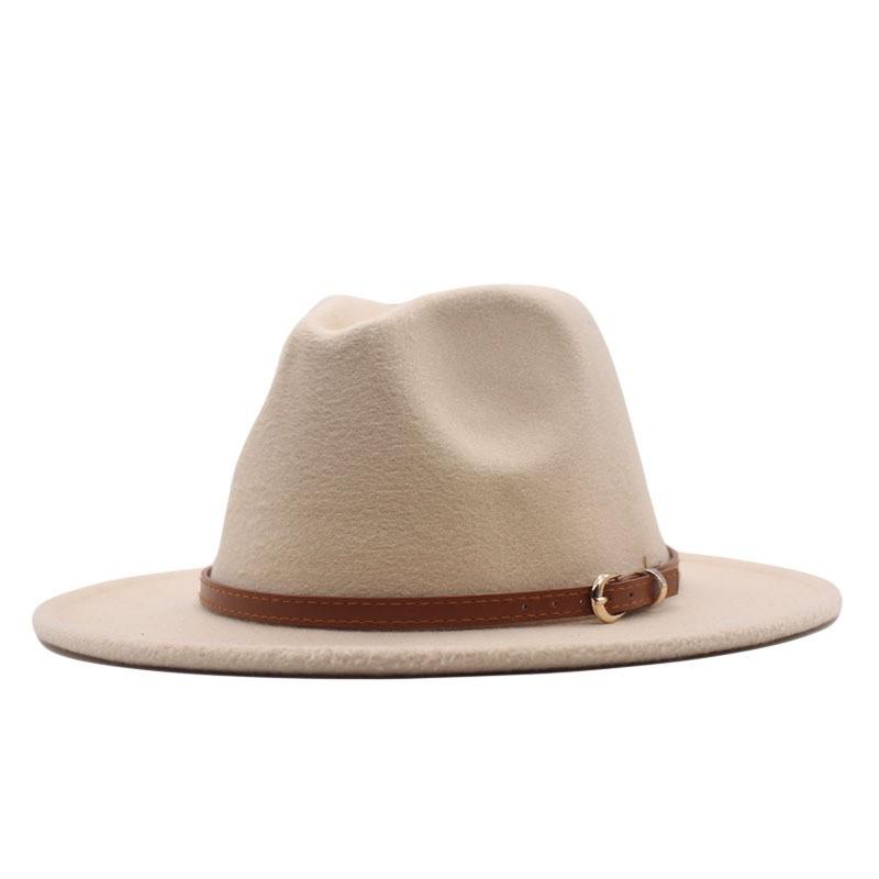 European and American suede warped edge western cowboy hat men and women outdoor curled brim ethnic style top hat felt hat