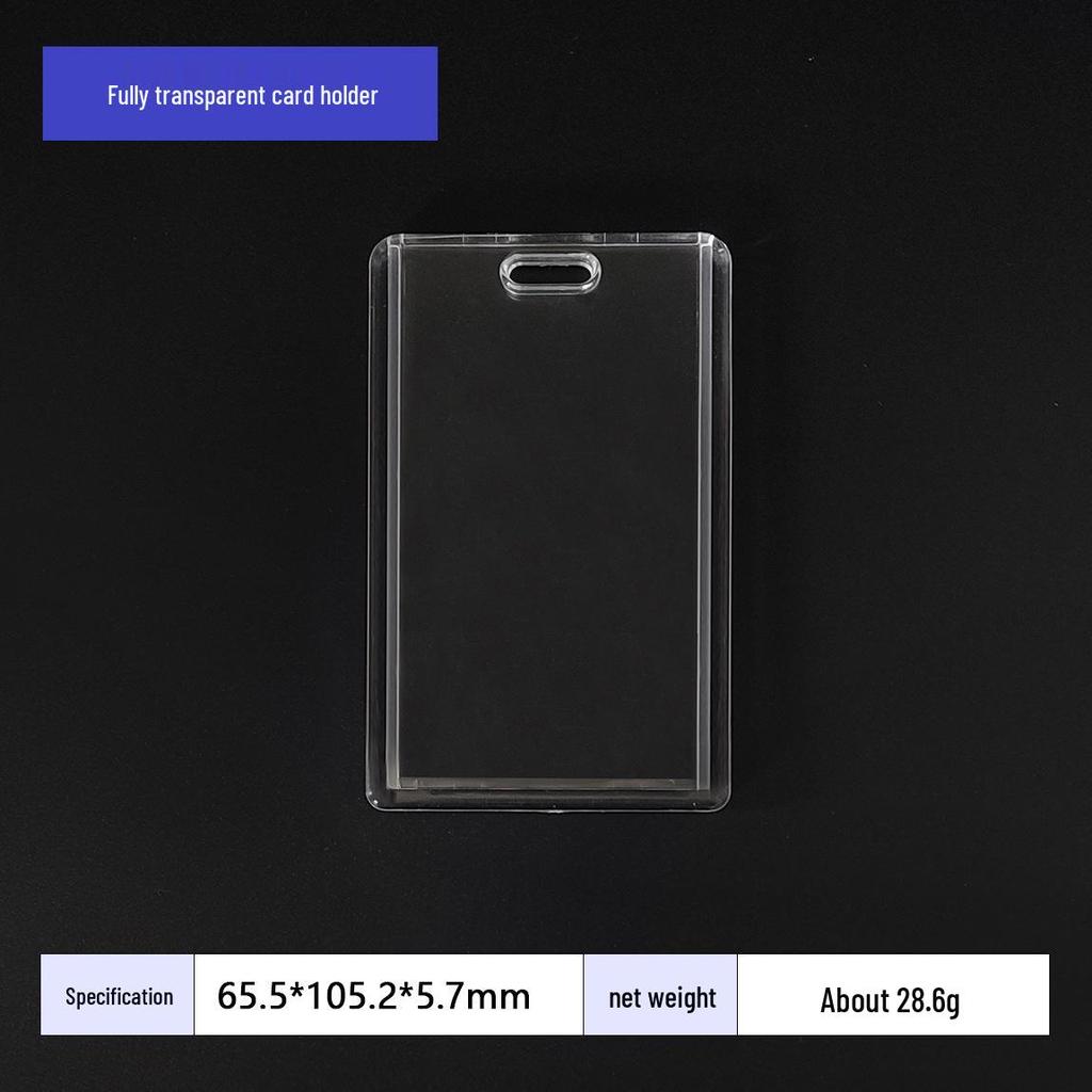 Cartoon-Colored ABS Plastic Slide-In Badge Holder for ID Cards