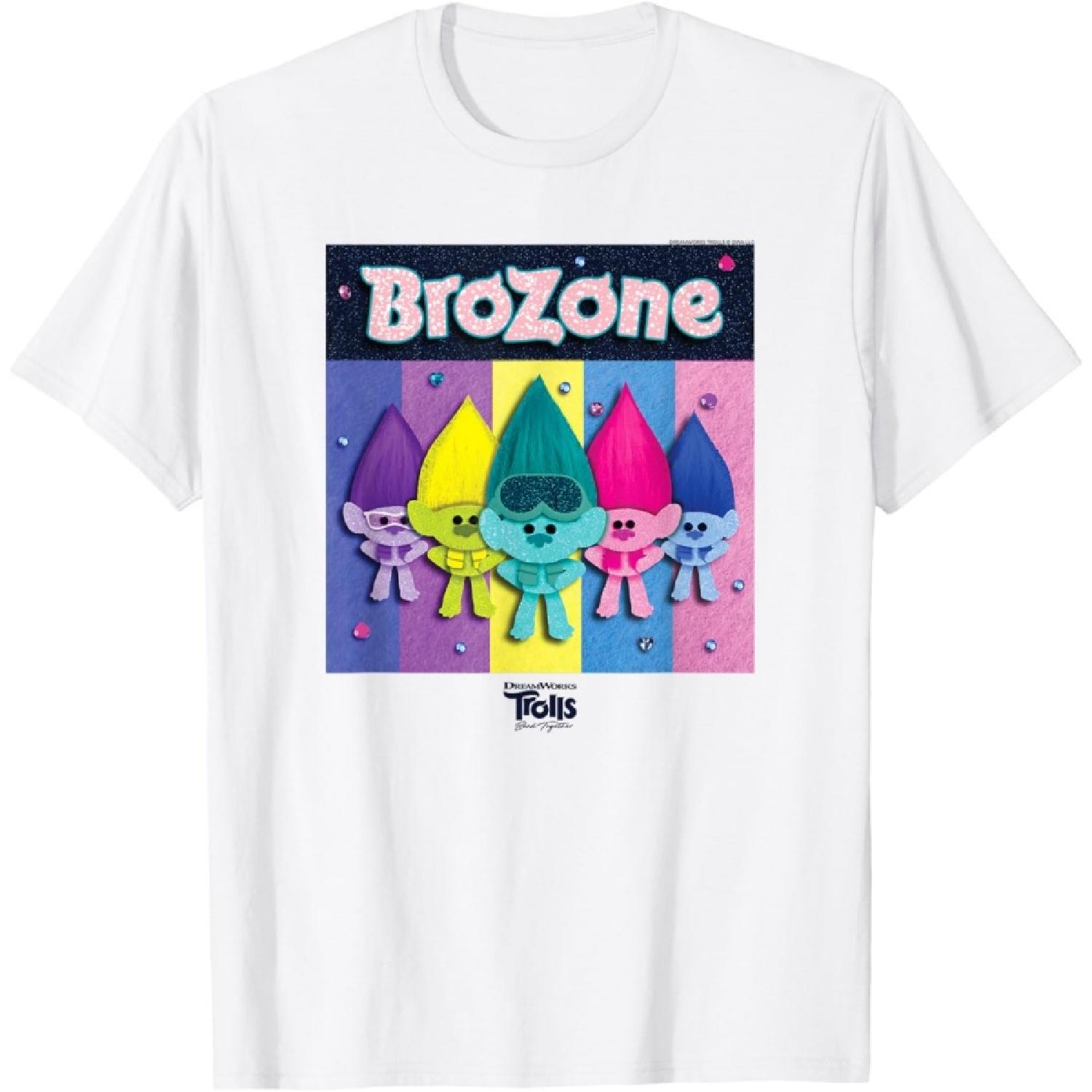 DreamWorks Trolls Band Together BroZone T-Shirt S