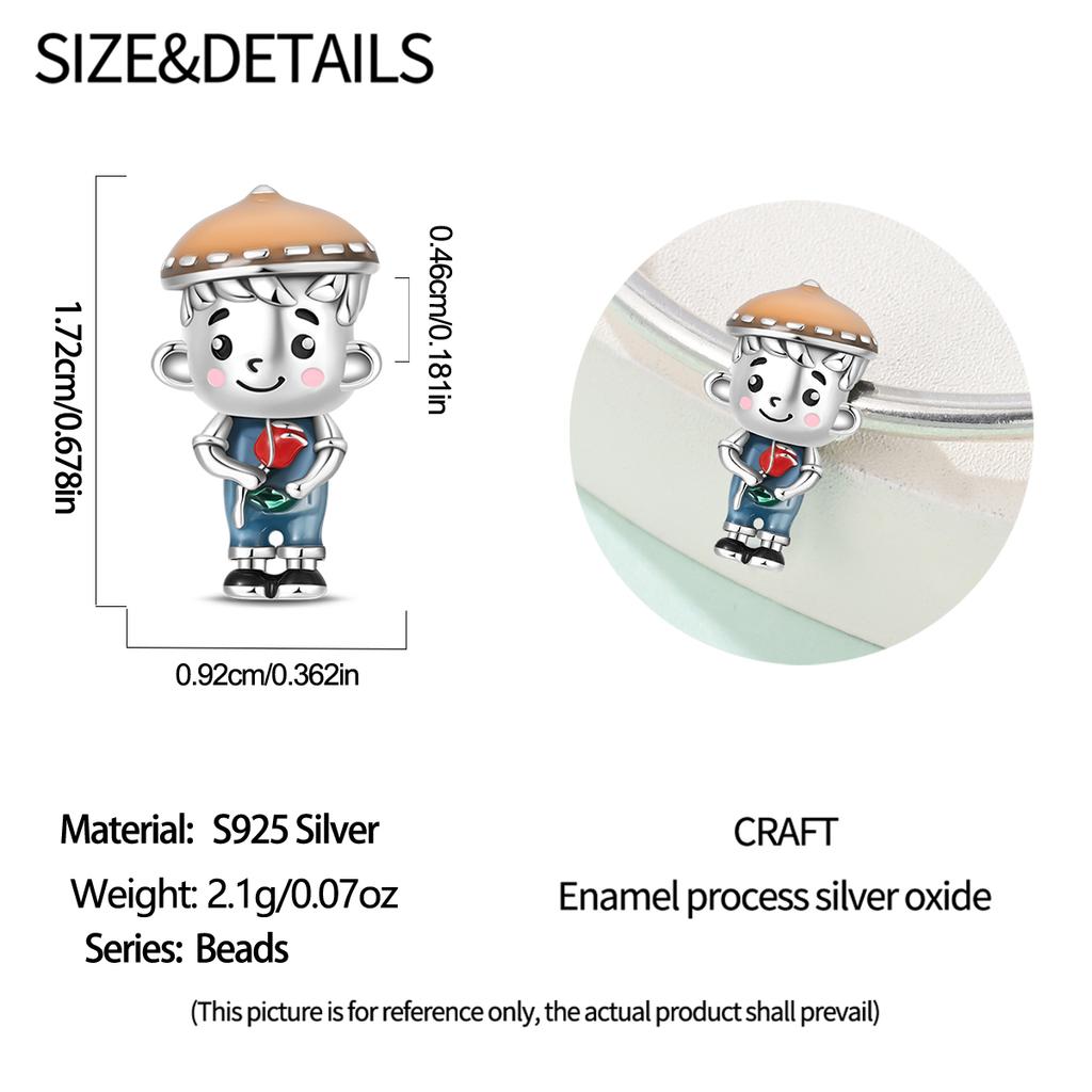 Kupfer Niedliche Tierchen Tiere Capybara Katze Hund Paar Anhänger Perle Passend für Original Armband Für Frau DIY Schmuck Geschenke