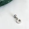 DIY Sliding Chain Alphabet Number Pendant Necklace Personalized Jewelry