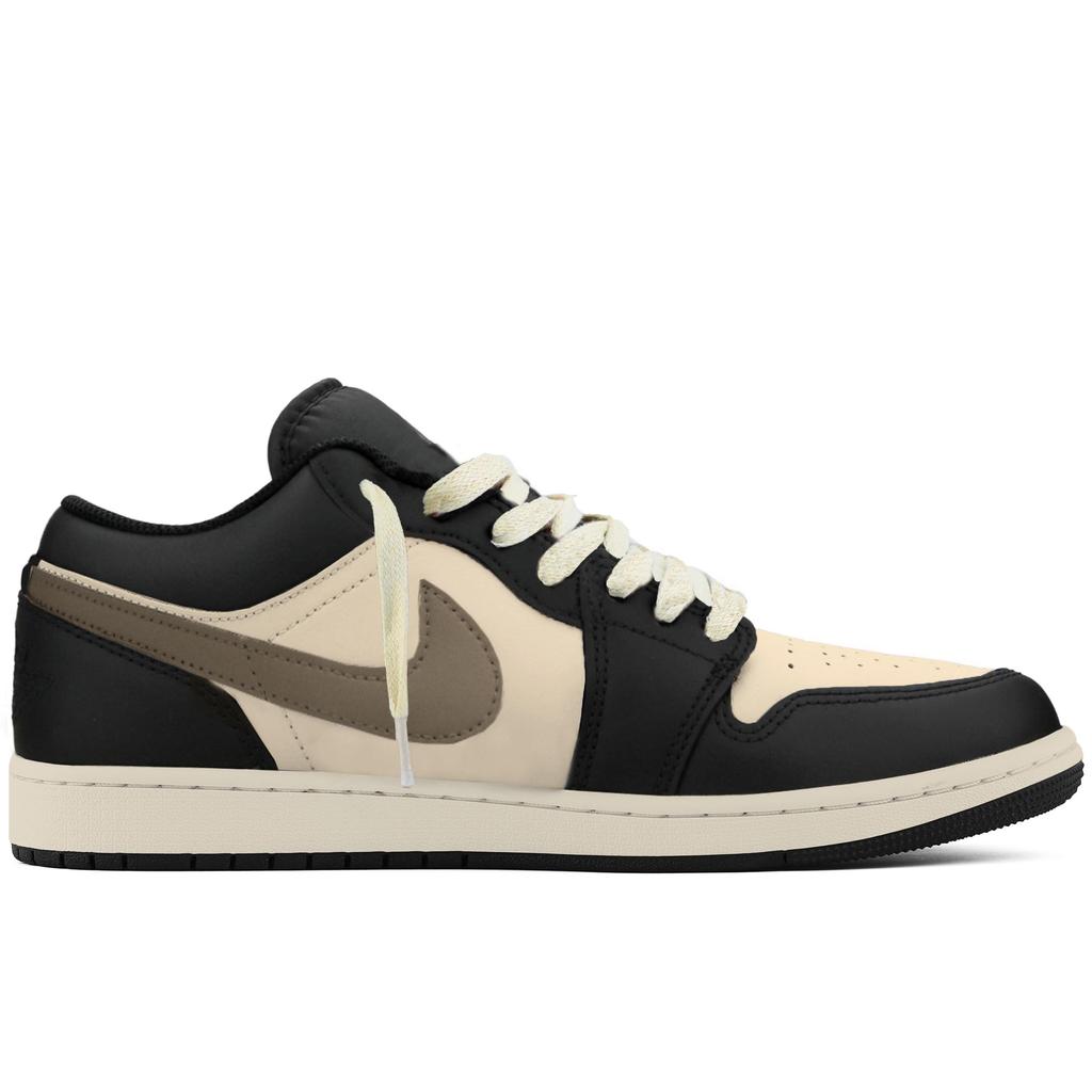 Jordan Air Jordan 1 Basse Vintage Chaussures de Basketball Homme Noir Marron 553558-081(Équipe1439-)