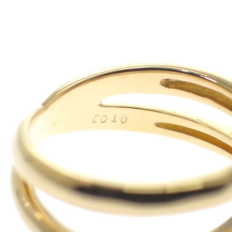 Ponte Vecchio  #10(JP Size) ring K18 yellow gold/K18 white gold Women