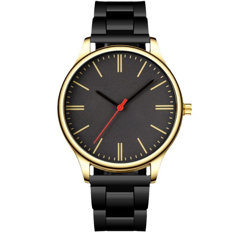 Personalisierte Trendige Herren-Quarz-Armbanduhr aus Stahl