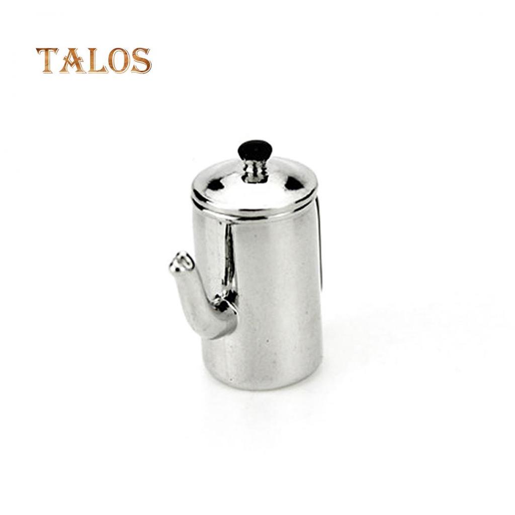1Pc Dollhouse Miniature Metal Mini Milk Tea Kettle Kitchen 1:12 1:6 Kids Toy Gift Toys For All Ages